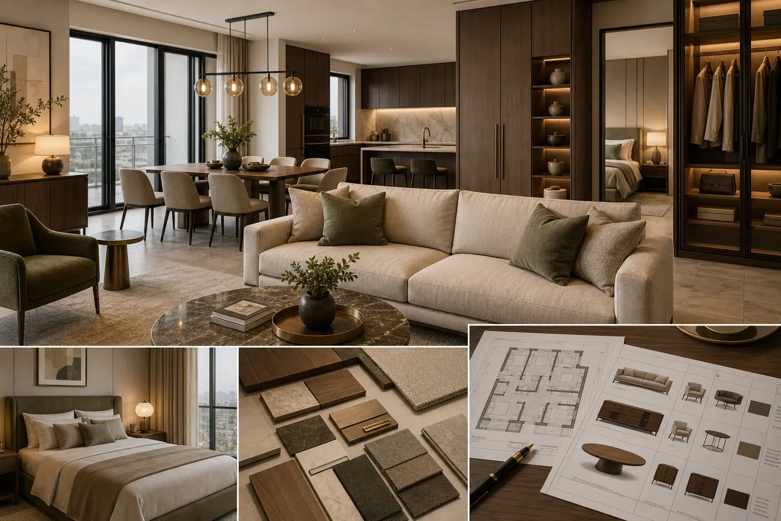 City Apartment Model Units furniture project
