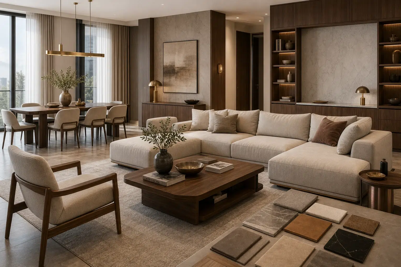 Living Room Furniture from Foshan furniture projects